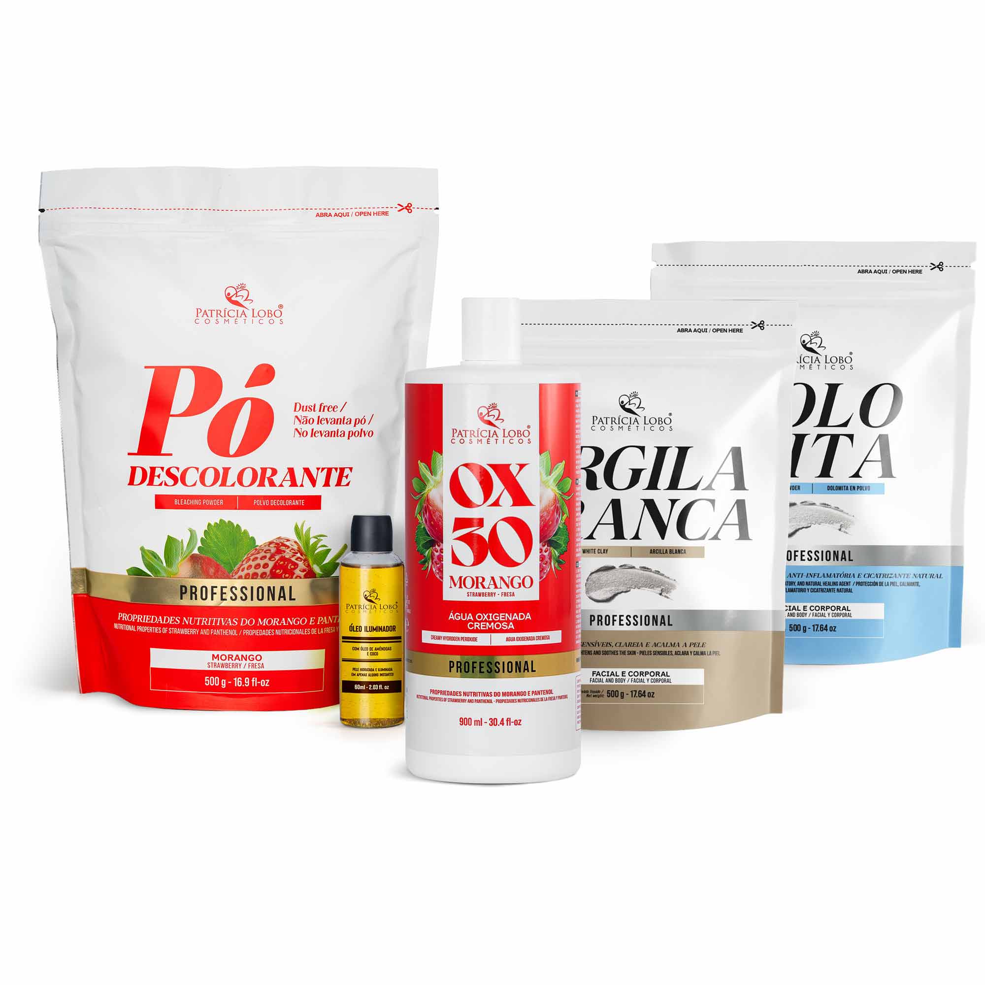 Kit Banho de Lua Clareador Morango