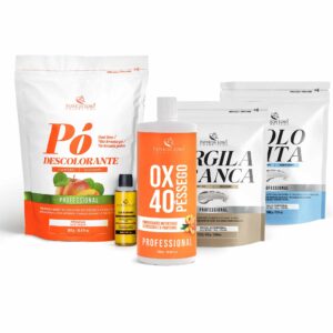 kit banho de lua clareador pêssego